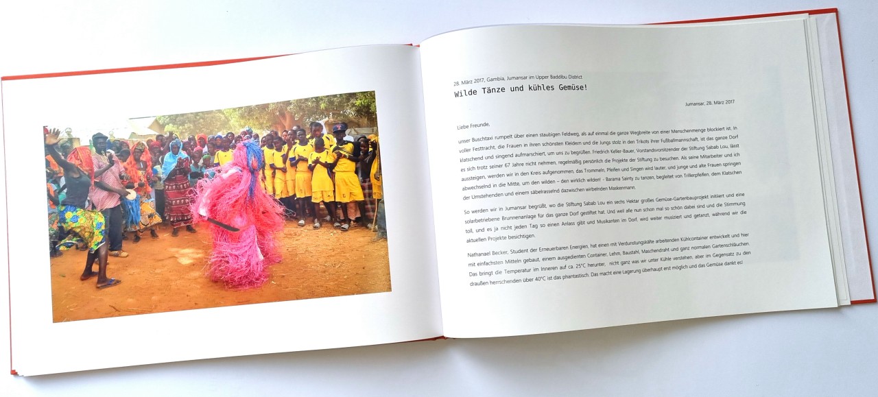 E-Mail aus Banjul - Reisebericht - Handgebundenes Buch