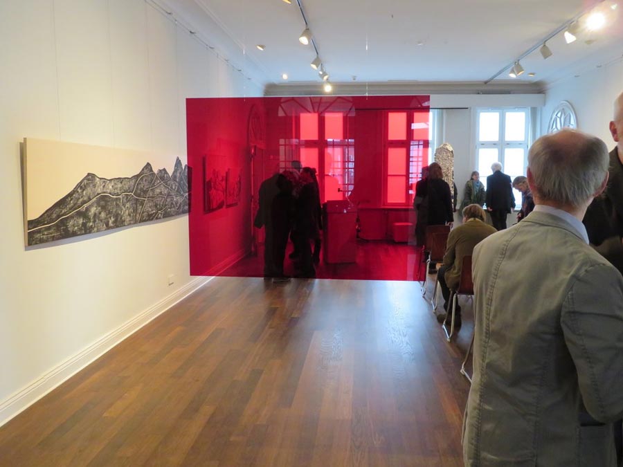 Rotsehen - Ausstellungsansicht Wenzel-Hablik-Museum, Itzehoe