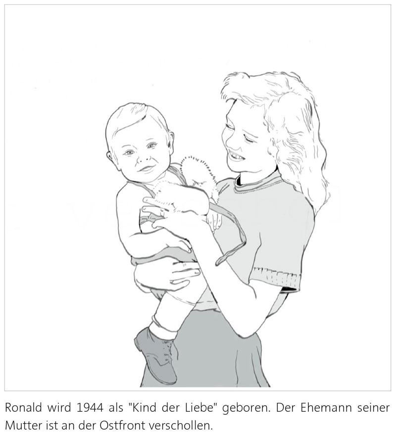 FAMILIE - Ronald und Marion 1944
